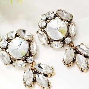 CRYSTAL STATEMENT EARRINGS, NEW STUD EARRINGS #303